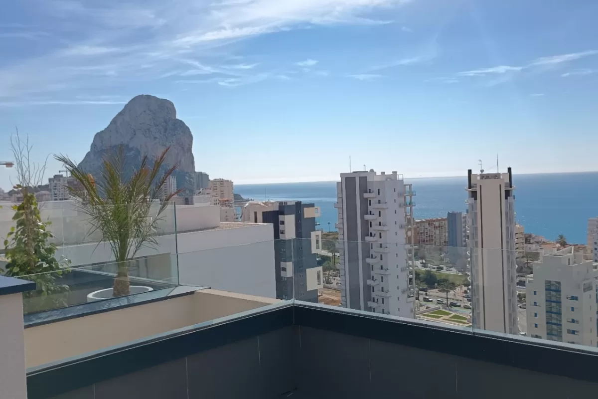 Penthouse with Sea Views in Calpe