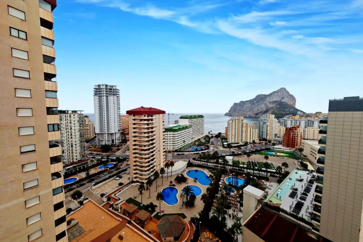 Apartamento con Vistas Panorámicas al Peñón – Ambar Beach, Calpe